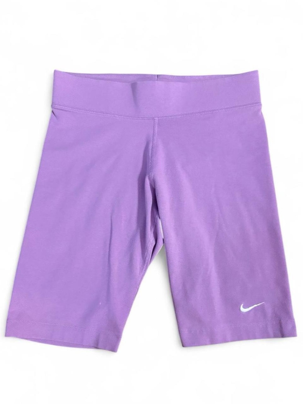 Nike Lavender Women's Bike Shorts with White Swoosh